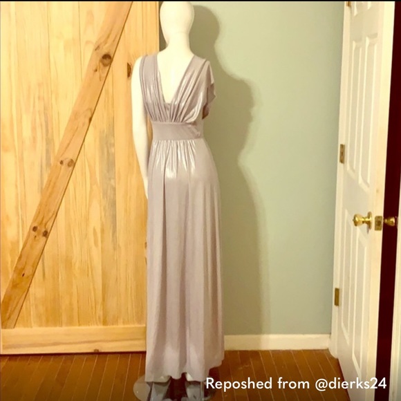 Silver prom dress - Picture 5 of 6